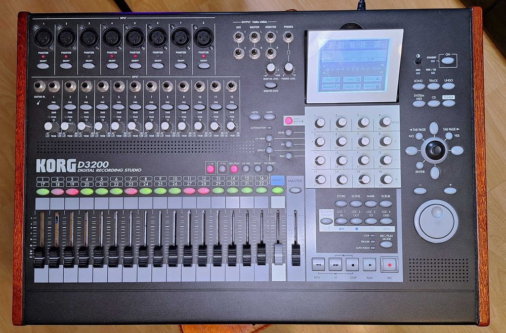 Mixer Korg D 3200 multitrack recorder Korg D 3200  nu dinacord