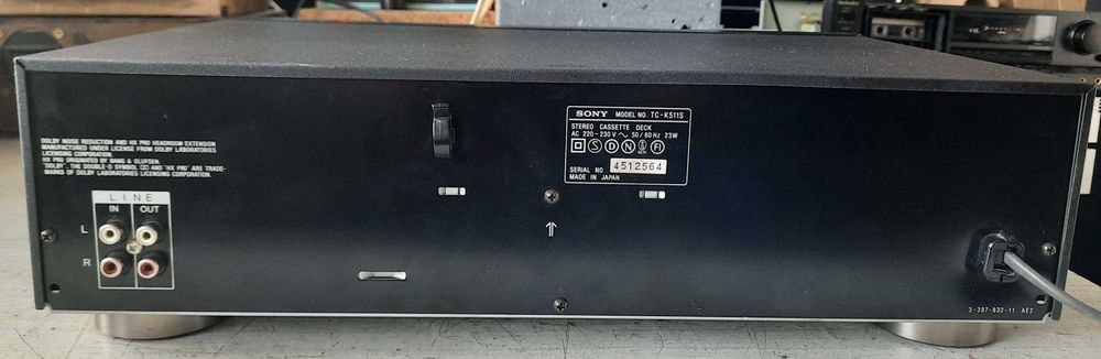 Продавам 3-глав дек Sony TC-K511S