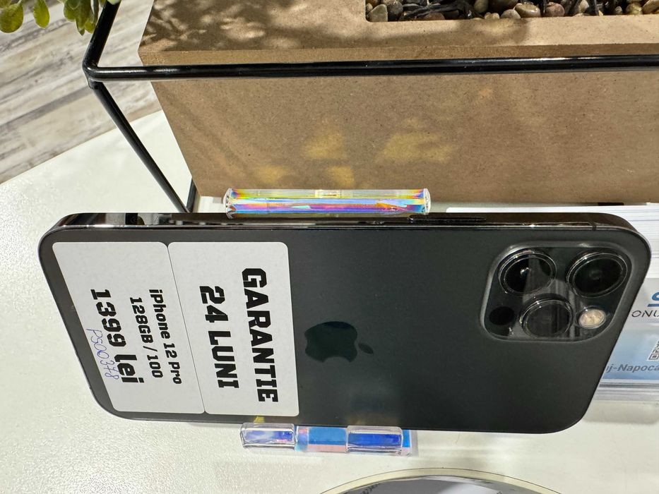 iPhone 12 Pro 128Gb 100% - Din magazin,cu garantie! Rate TBI