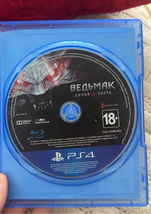 Игра на ps4 ведьмак 3