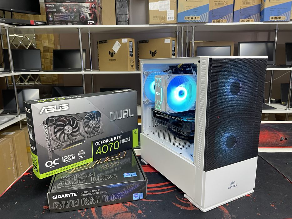 Каспи Рассрочка Системный Блок i5-13400F/32Gb/1000Gb/RTX4070 SUPER