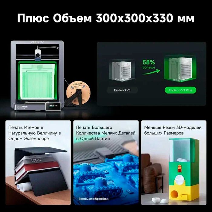 3D PRINTER ENDER 3 V3 Plus 3D принтер (Гарантия 1 год, официал. дилер)