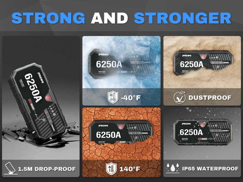 Бустер за подаване на ток Стартерно устройство Jump starter  PowerBank