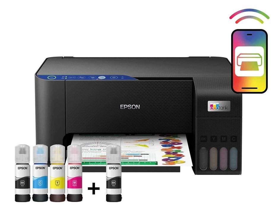 A4 струйный принтер EPSON EcoTank print/copy/scan доставка есть