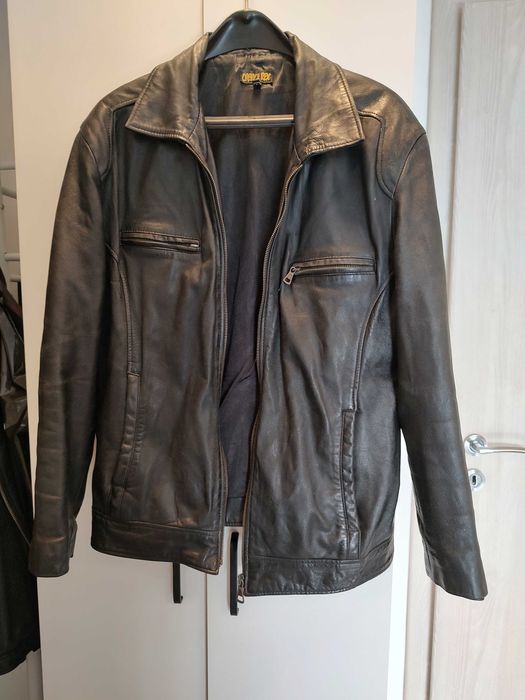 яке от естествена кожа