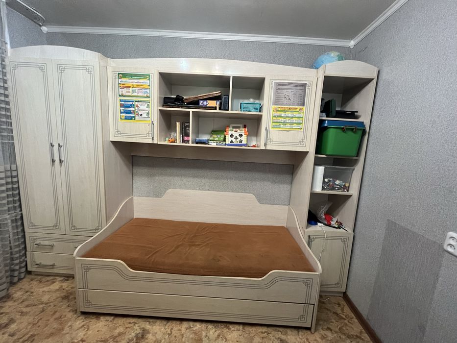 Детская мебель стенка с кроватью