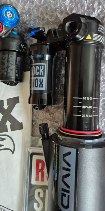 Чисто нови Fox DHX2, Rock Shox Vivid, Fox Transfer, Race Face