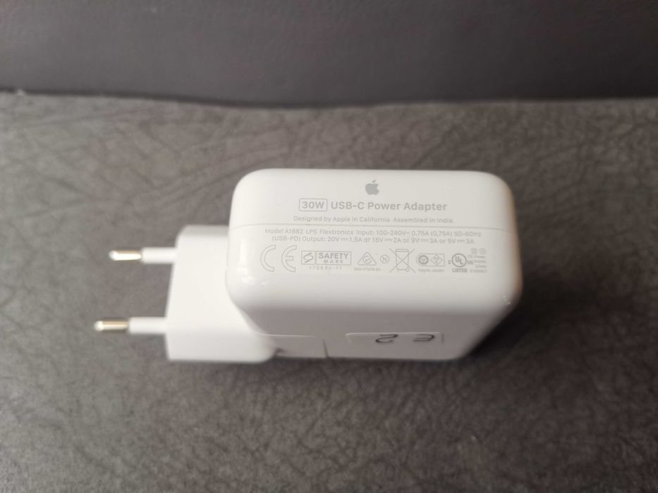 Incarcator Apple USB-C Power Adapter - 30W, Fast Charge, Alb Original