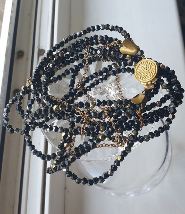 Бусы чешские аврора бориалис