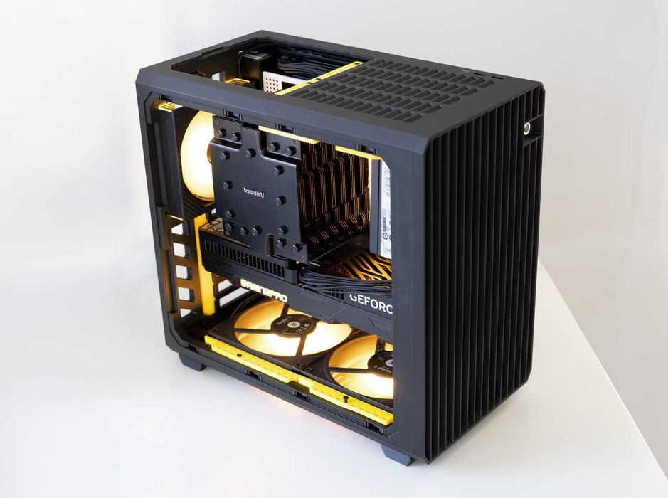 Carcasa ATX Gaming NAS Printata 3D Dual Rad 280 7 slot GPU 24Litrii