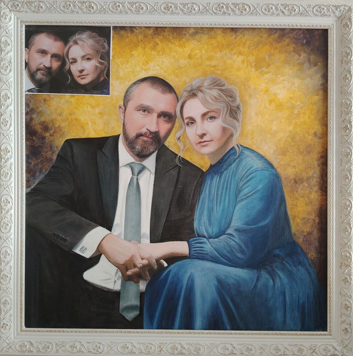 Настоящая живопись на холсте. Портреты и картины маслом.