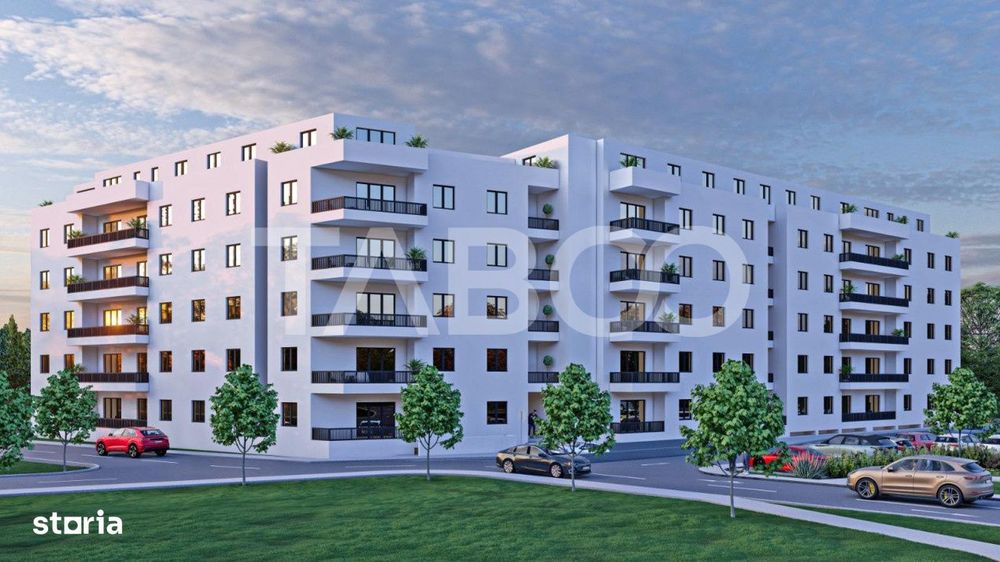 Apartament 2 camere 63 mpu 2 balcoane CONSTRUCTIE NOUA 2024 in Sibiu