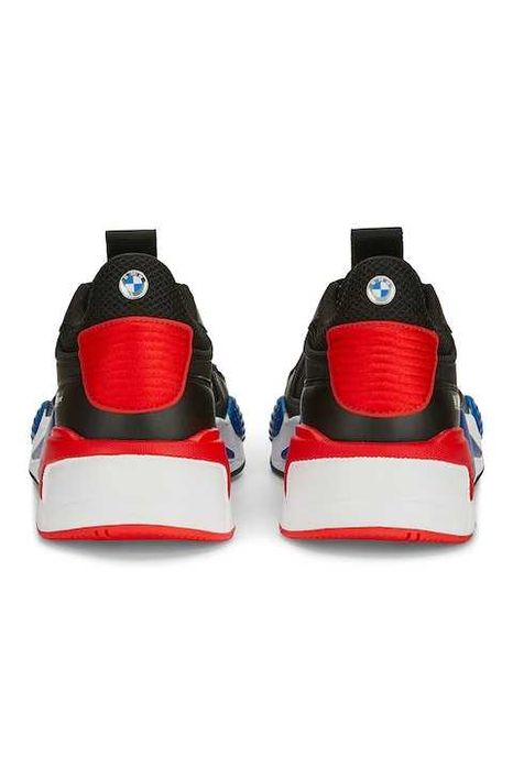 Puma, Спортни обувки RS-X с еко кожа, Червен/Черен/Син