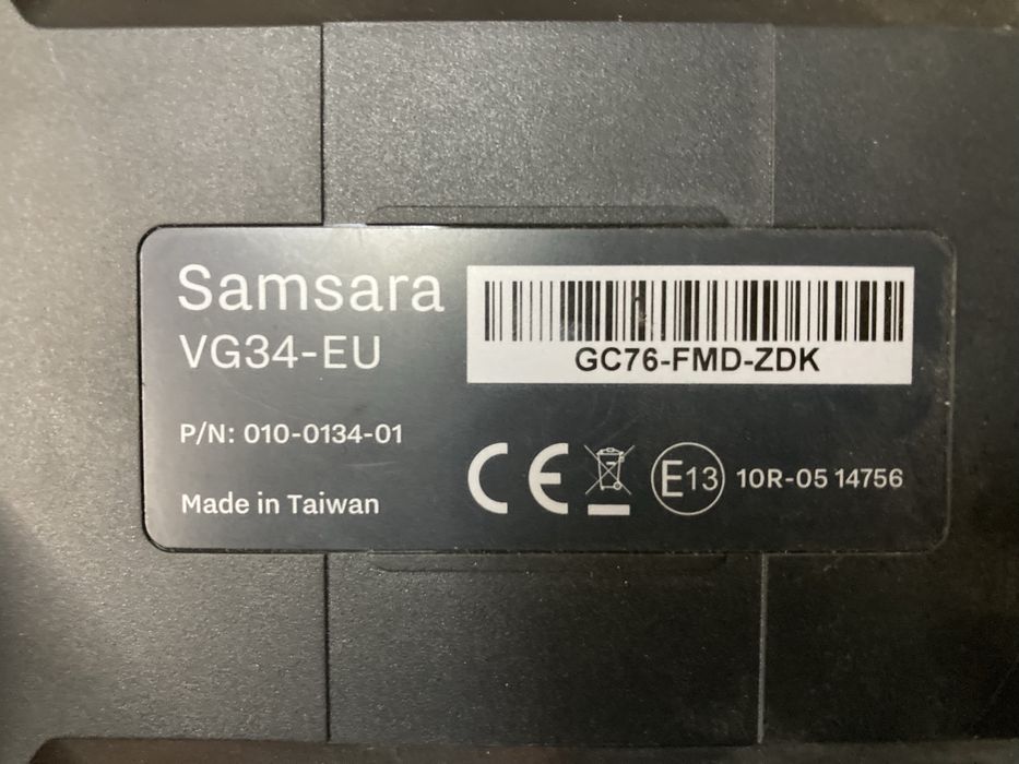 GPS проследяване на живо Samsara VG34 EU