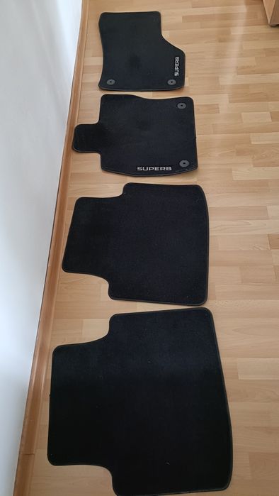 Covorase auto mocheta (negru) Skoda Superb III,