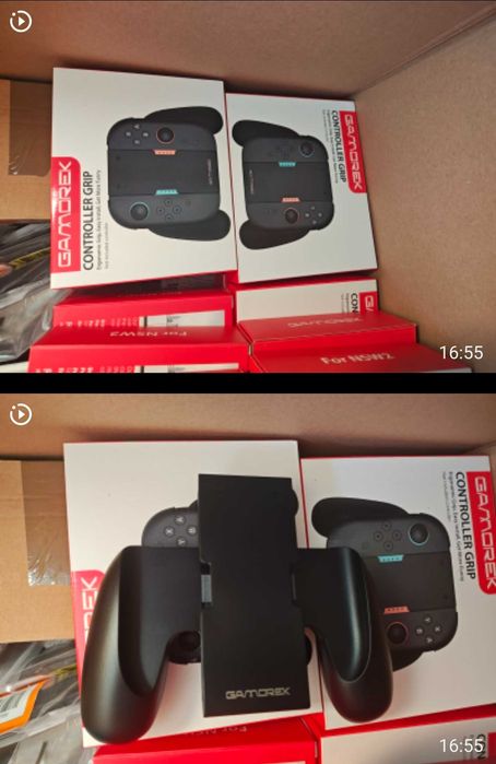 Nintendo switch 2 carcasa si joy grip