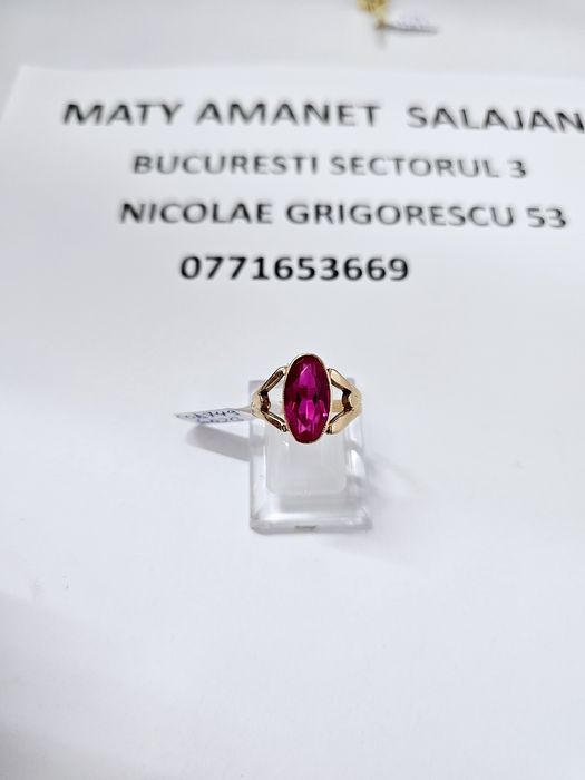 Vand inel dama din aur 14 k 6.02 g cod 749