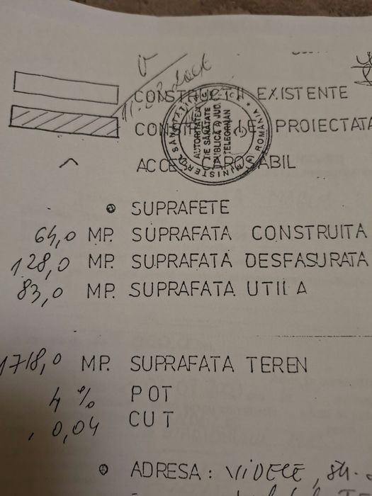Vind Casa cu teren