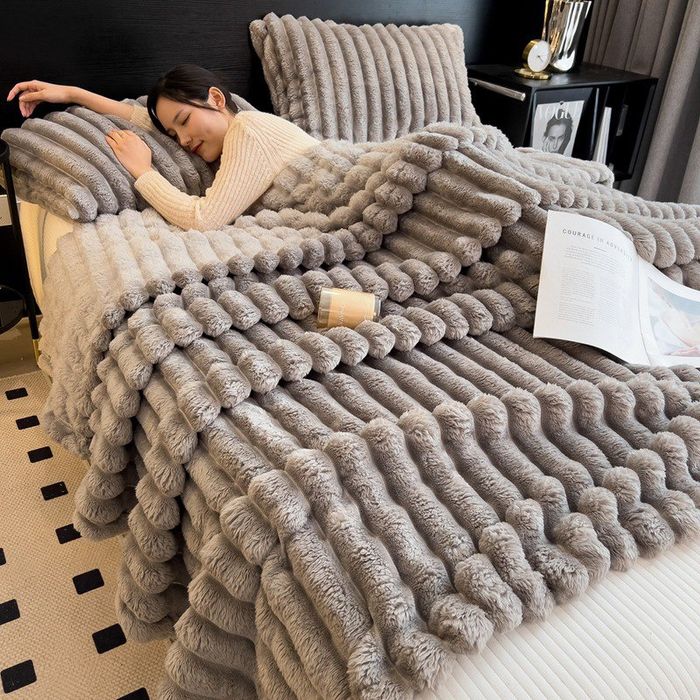 Плед плюшевый мягкий