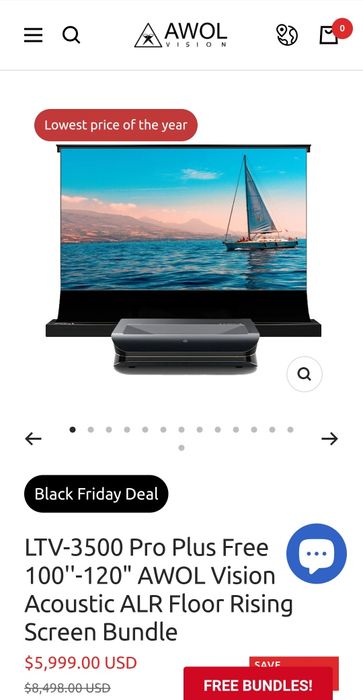 Awol 3500 pro лазерный короткофокусный проектор projector tv