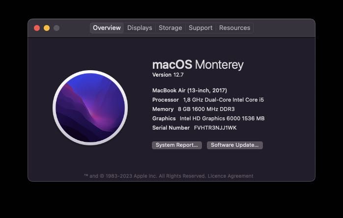 MacBook Air 13" 2017 Silver #10008