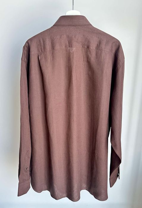 Мужская льняная рубашка ZILLI