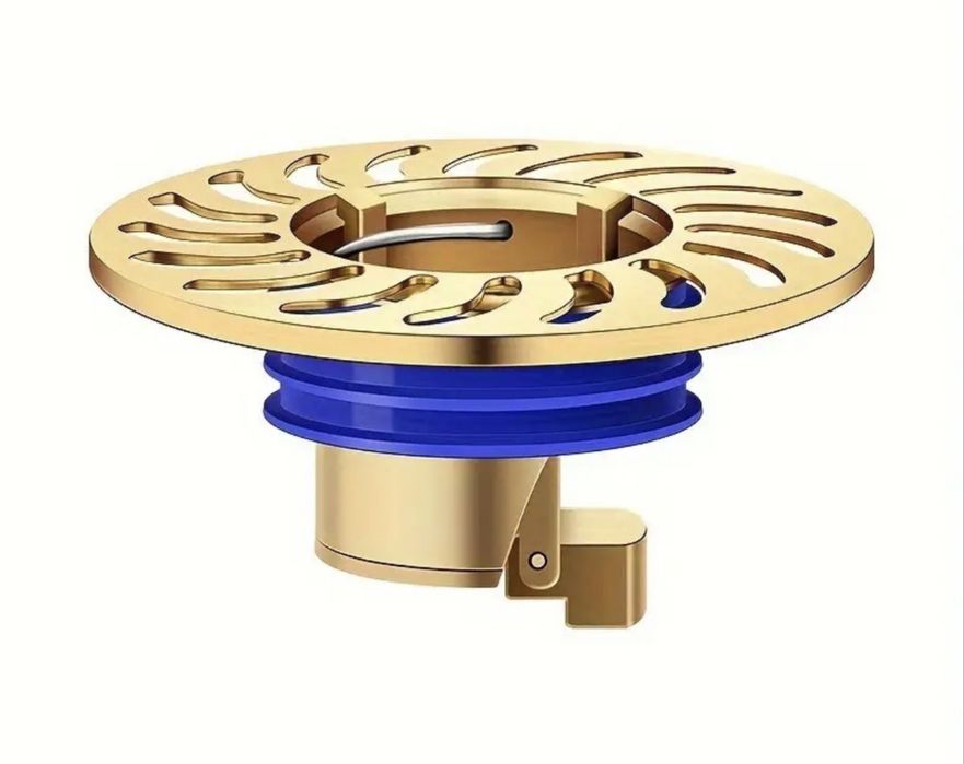 Нов луксозен месингов подов сифон против миризми