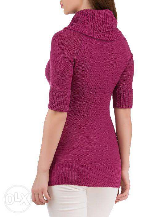 Bluza gri,maro, ciclam