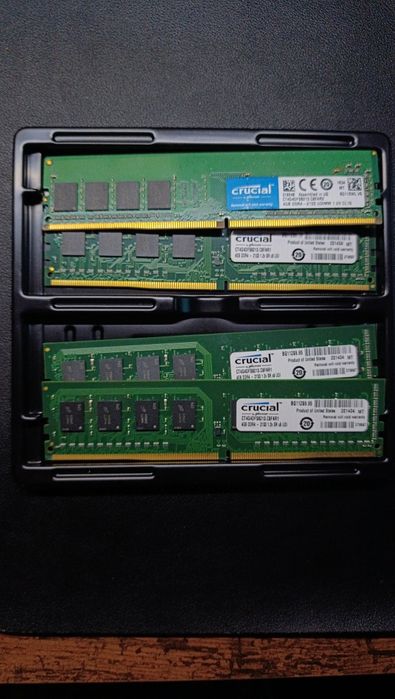 Plăcuțe ram, 16 GB 4gbx4 Crucial