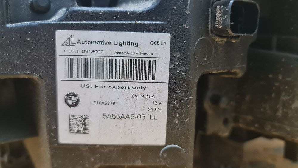 Far dreapta Laser shaddow BMW X5 G05 X6 G06 avariat 5A55AA6