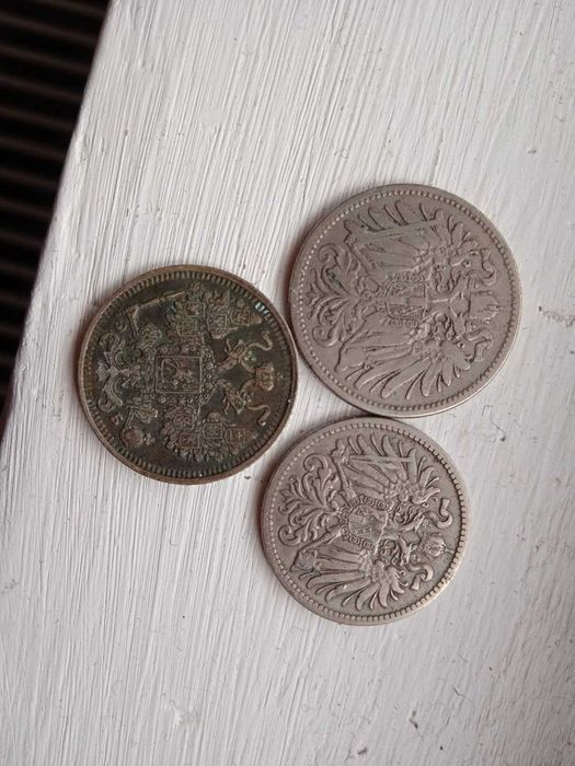 15 копейки 10 и 20 хелера