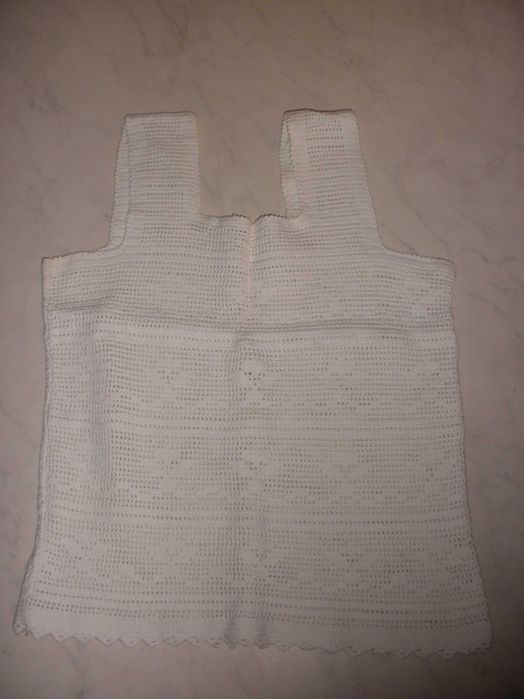 Блуза и потник-плетени на една кука