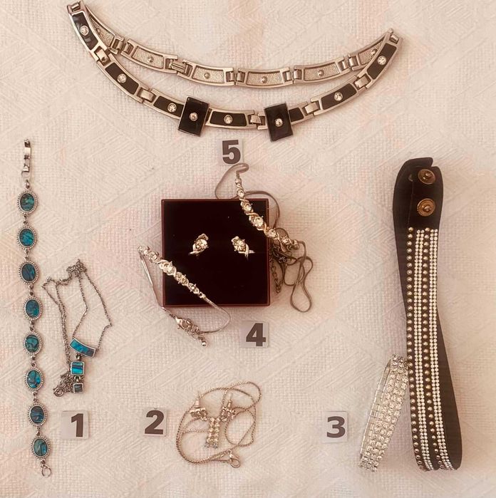 Бижута Нови, сертификат гривна, колиета,пръстени -всяко с отделна цена