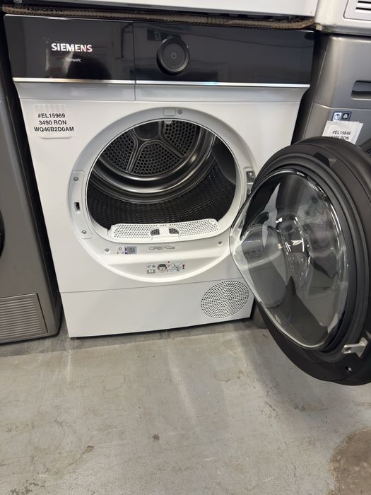 Uscător rufe pompă de căldură Siemens WQ46B2D0AM iQ700 cu factura si garantie 12 luni
