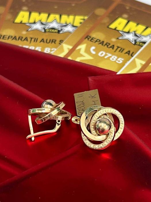 Cercei aur 4.13gr 14k (cdc) StarAmanet