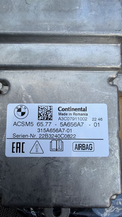 Modul Airbag BMW Original 65775A656A7