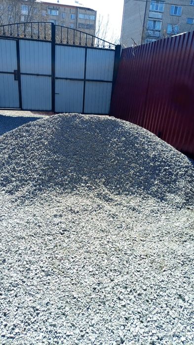 Щебень, песок речной , отсев