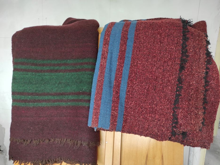 Пътеки ръчно тъкани , вълнени одеяла ,Нови