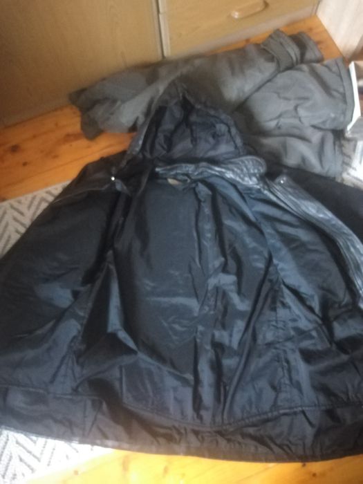 Geaca lungă bărbătească din piele