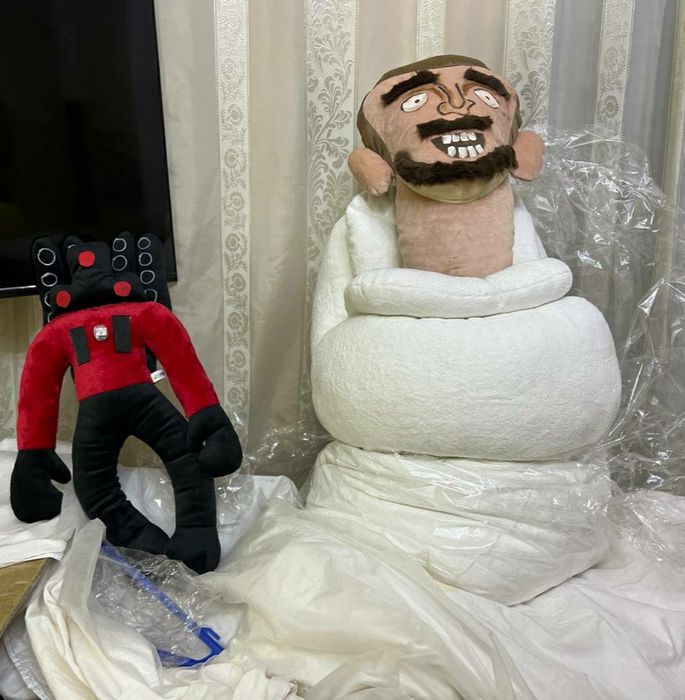 Большой Скибиди Туалет (90см)