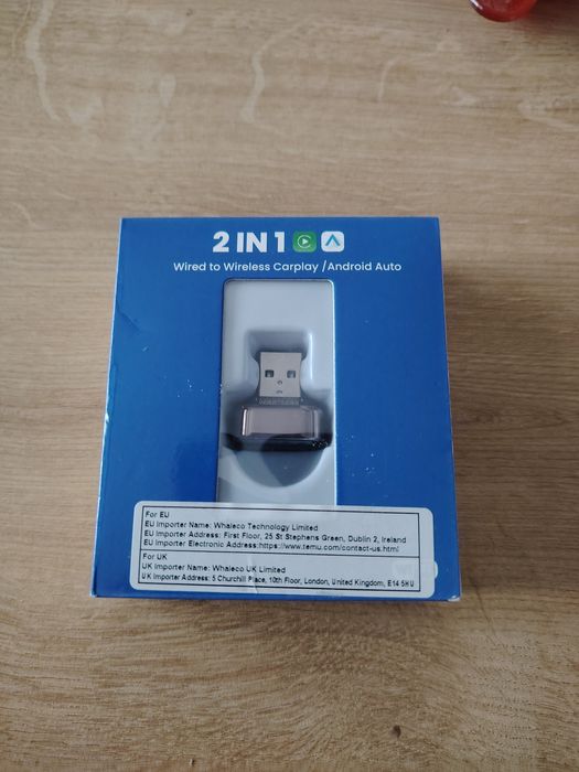 Adaptor wireless android auto/apple car play