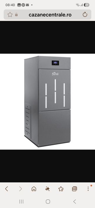 Vand centrala peleti ferroli 25kw