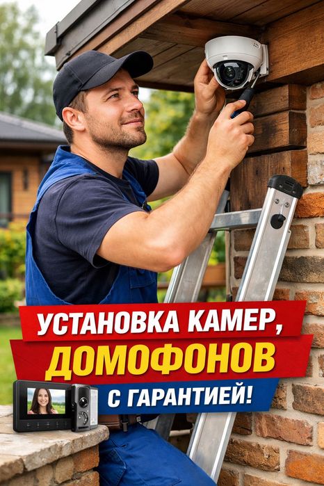 Установка видеонаблюдения и домофонов