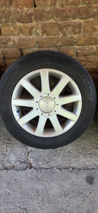 AUDI A6 магнезееви джанти със зимни гуми 225/55/16 7J×16 ET45 5×112 ЦО