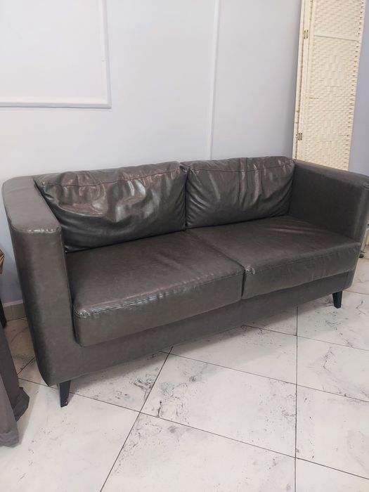 Диван офисный из экокожи