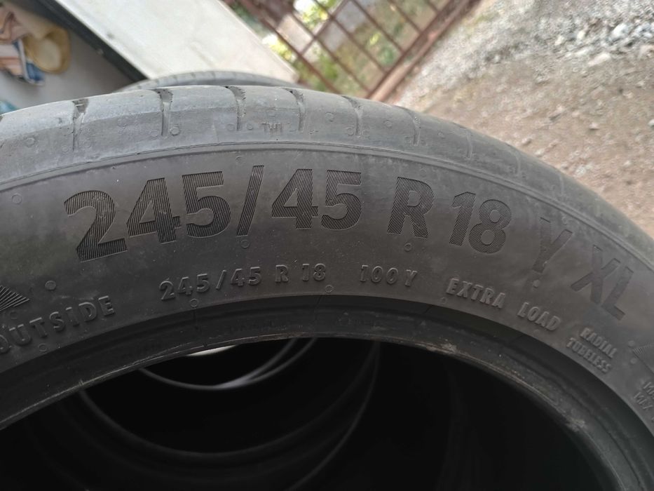 Летни гуми continental 245 45 18 и 275 40 18 спорт пакет.