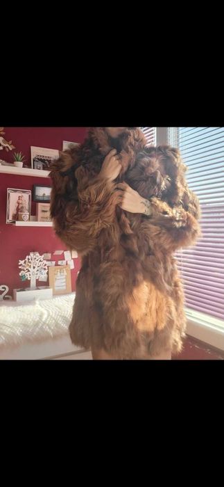 Естествена кожа от лисица