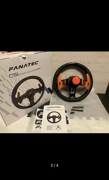 Fanatec CSL BMW волан и  CSL педали clutch set