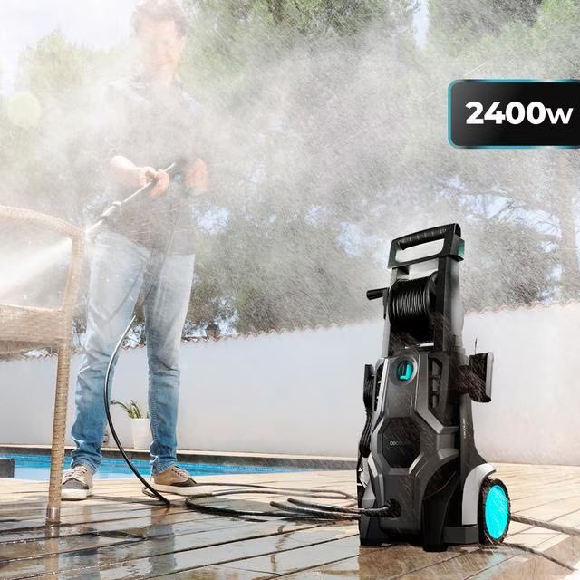 Водоструйка Cecotec HydroBoost 2400 AdvanceClean, 180 BAR, 480 L/h, 2400 W, включени аксесоари