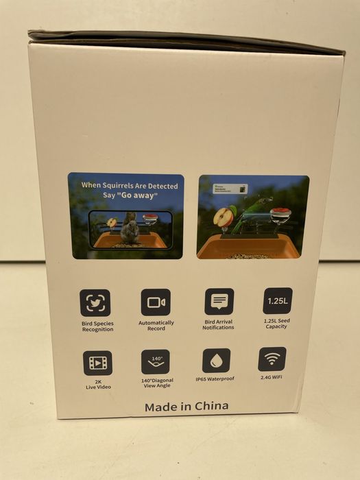 Hranitoare inteligenta pentru  pasari WIFI cu camera